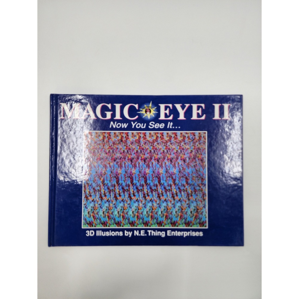 Magic Eye II Now You See It 3D Illusions NE Thing Enterprises Hardcover 1994